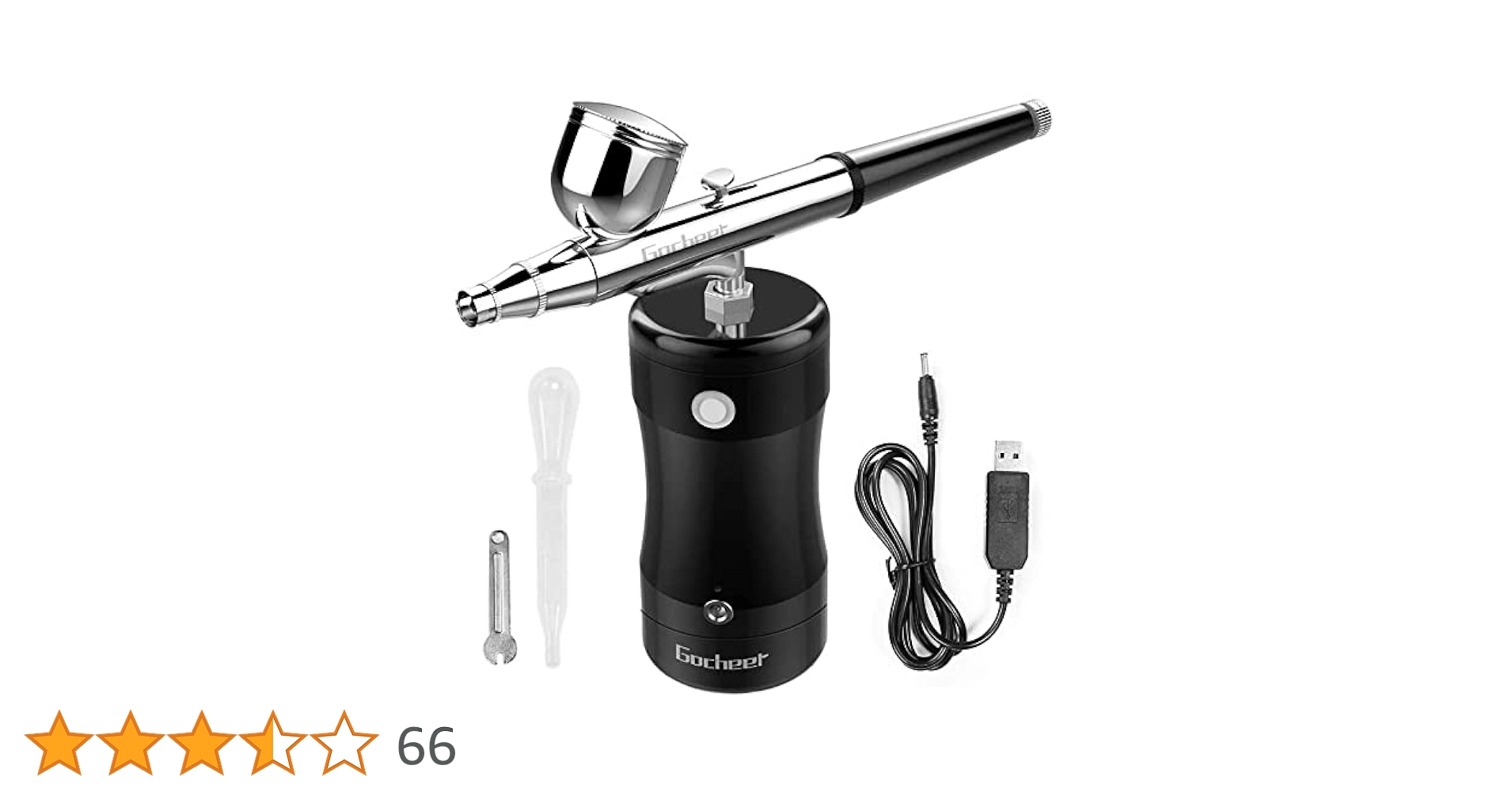 ★新品.未使用★ゴシェール◆ミニコンパクトエアブラシコンプレッサー。 Amazon.co.jp: ゴシェール（Gocheer) 充電式エアブラシ 自動電源